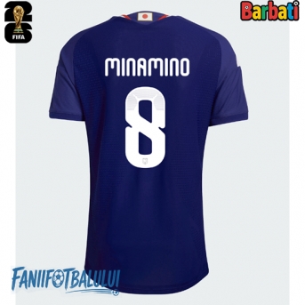Japonia Takumi Minamino #8 Tricou Fotbal Replică Mondial 2026 Barbati Acasa